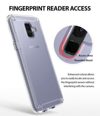 Захисна накладка RINGKE Fusion для Samsung Galaxy A6 2018 (A600) - Transparent