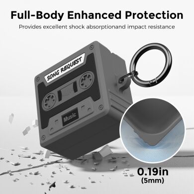 Защитный чехол AHASTYLE Retro Beat для Samsung Galaxy Buds 4 / Buds 4 Pro - Orange