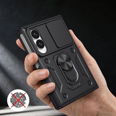 Защитный чехол Deexe Armor Shield (FF) для Samsung Galaxy Fold 8 - Black