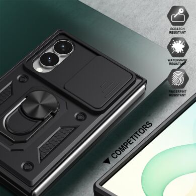 Защитный чехол Deexe Armor Shield (FF) для Samsung Galaxy Fold 8 - Black