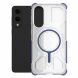 Защитный чехол Deexe Clear Bibercas для Samsung Galaxy S25 Edge (S937) - Blue. Фото 2 из 7