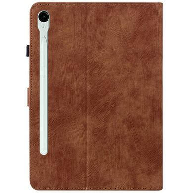 Защитный чехол Deexe Cute Tiger для Samsung Galaxy Tab S11 (X730/X736) - Brown