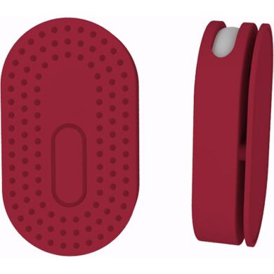 Защитный чехол Deexe Easy Stick для Samsung Galaxy SmartTag 2 - Wine Red