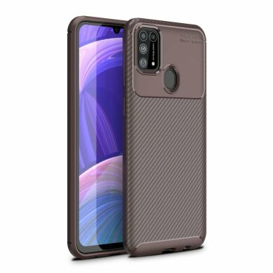 Защитный чехол Deexe Fusion для Samsung Galaxy M31 (M315) - Brown