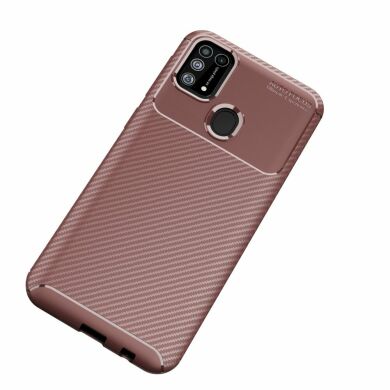 Защитный чехол Deexe Fusion для Samsung Galaxy M31 (M315) - Brown