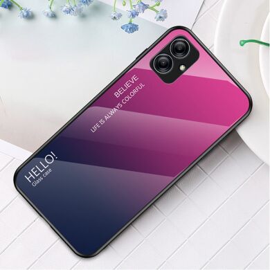 Защитный чехол Deexe Gradient Color для Samsung Galaxy A04e (A042) - Rose