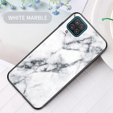 Защитный чехол Deexe Gradient Pattern для Samsung Galaxy A12 (A125) / A12 Nacho (A127) - White