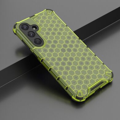 Захисний чохол Deexe Honeycomb Series для Samsung Galaxy A35 (A356) - Green