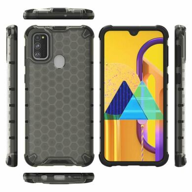 Защитный чехол Deexe Honeycomb Series для Samsung Galaxy M30s (M307) / Galaxy M21 (M215) - Black