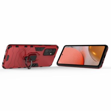 Захисний чохол Deexe Hybrid Case для Samsung Galaxy A72 (А725) - Red