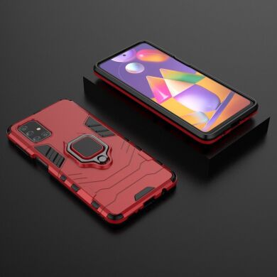 Захисний чохол Deexe Hybrid Case для Samsung Galaxy M31s (M317) - Red