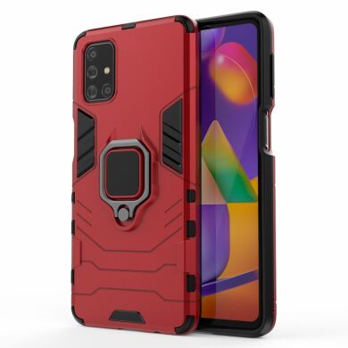 Защитный чехол Deexe Hybrid Case для Samsung Galaxy M31s (M317) - Red