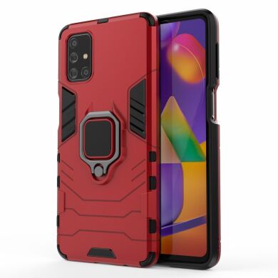 Захисний чохол Deexe Hybrid Case для Samsung Galaxy M31s (M317) - Red