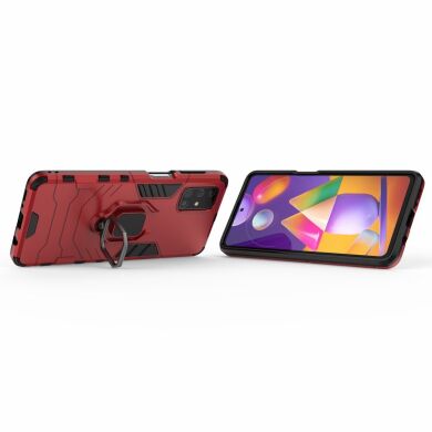 Захисний чохол Deexe Hybrid Case для Samsung Galaxy M31s (M317) - Red