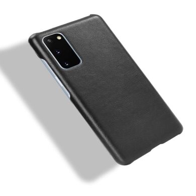 Защитный чехол Deexe Leather Back Cover для Samsung Galaxy S20 FE (G780) - Black