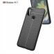 Защитный чехол Deexe Leather Cover для Samsung Galaxy A11 (A115) - Black. Фото 6 из 9
