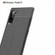 Захисний чохол Deexe Leather Cover для Samsung Galaxy Note 10 - Black