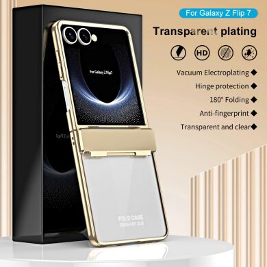 Захисний чохол Deexe Mirage Series для Samsung Galaxy Flip 7 - Gold