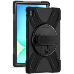 Защитный чехол Deexe Rotation Hybrid для Samsung Galaxy Tab S10 FE Plus - Black