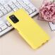 Защитный чехол Deexe Silicone Case для Samsung Galaxy A03s (A037) - Yellow. Фото 3 из 7