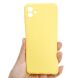Защитный чехол Deexe Silicone Case для Samsung Galaxy A04 (A045) - Yellow. Фото 5 из 7