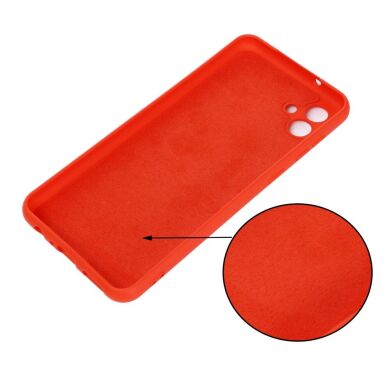 Защитный чехол Deexe Silicone Case для Samsung Galaxy A04 (A045) - Red