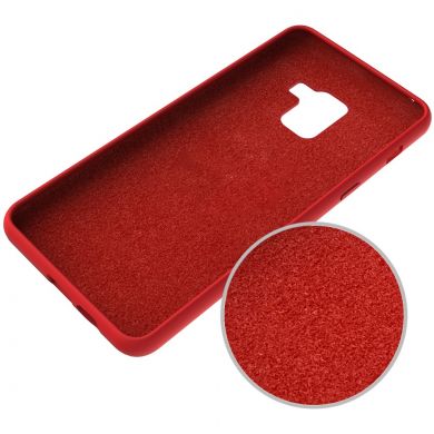 Захисний чохол Deexe Silicone Case для Samsung Galaxy A8+ (A730), Red