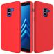 Защитный чехол Deexe Silicone Case для Samsung Galaxy A8+ (A730) - Red. Фото 2 из 6