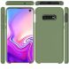 Захисний чохол Deexe Silicone Case для Samsung Galaxy S10 (G973) - Green