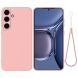 Защитный чехол Deexe Silicone Case для Samsung Galaxy S25 FE (S731) - Pink. Фото 1 из 9