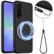 Защитный чехол Deexe Silicone Case with MagSafe для Samsung Galaxy A36 (A366) / A56 (A566) - Black. Фото 1 из 8