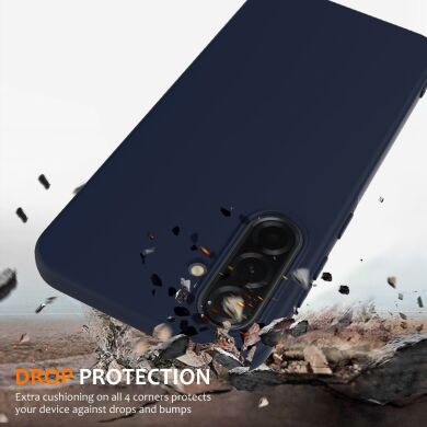 Защитный чехол Deexe Silicone Case with MagSafe для Samsung Galaxy A36 (A366) / A56 (A566) - Black