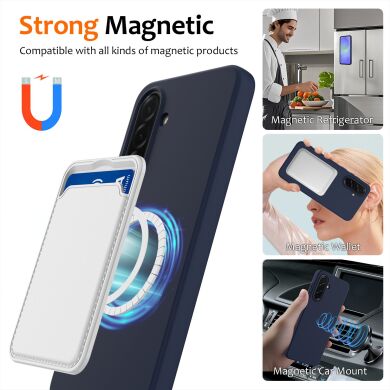 Защитный чехол Deexe Silicone Case with MagSafe для Samsung Galaxy A36 (A366) / A56 (A566) - Black