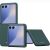 Защитный чехол Deexe Soft Touch Case для Samsung Galaxy Flip 8 - Green