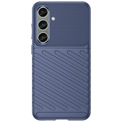 Защитный чехол Deexe Thunder Series для Samsung Galaxy S24 Plus - Blue