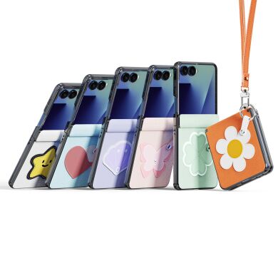 Защитный чехол DUX DUCIS Luvy Series для Samsung Galaxy Flip 8 - Orange