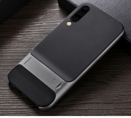 Захисний чохол ELEGANCE Grid Pattern для Samsung Galaxy A50 (A505) - Grey