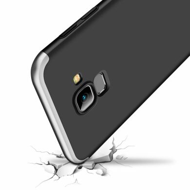 Защитный чехол GKK Double Dip Case для Samsung Galaxy A6 2018 (A600) - Black / Silver