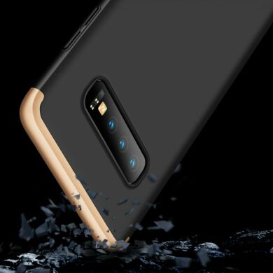 Захисний чохол GKK Double Dip Case для Samsung Galaxy S10 Plus (G975), Black / Gold