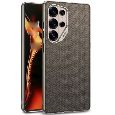 Захисний чохол GKK Fabric для Samsung Galaxy S26 Ultra - Brown