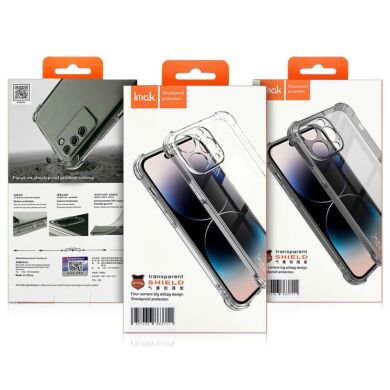 Защитный чехол IMAK Airbag MAX Case для Samsung Galaxy S23 FE - Transparent Black