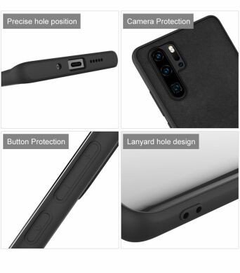 Защитный чехол IMAK LX-5 Series для Samsung Galaxy A20s (A207) - Cross Texture