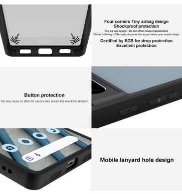 Защитный чехол IMAK UX-9B Series для Samsung Galaxy S25 Edge (S937) - Black