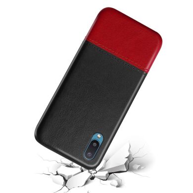 Защитный чехол KSQ Dual Color для Samsung Galaxy A02 (A022) - Black / Red
