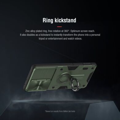 Защитный чехол NILLKIN CamShield Armor для Samsung Galaxy S21 Ultra - Black