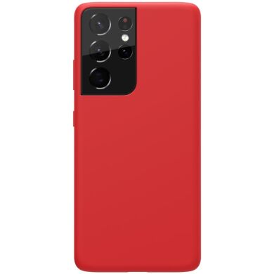 Защитный чехол NILLKIN Flex Pure Series для Samsung Galaxy S21 Ultra (G998) - Red