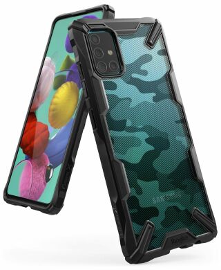Захисний чохол RINGKE Fusion X для Samsung Galaxy A51 (А515) - Camo Black