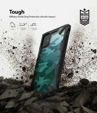 Защитный чехол RINGKE Fusion X для Samsung Galaxy A51 (А515) - Camo Black