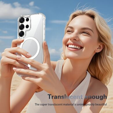 Захисний чохол UniCase AirBag Flow MagSafe для Samsung Galaxy S23 Ultra (S918) / Galaxy S22 Ultra (S908) - Transparent