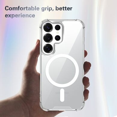 Захисний чохол UniCase AirBag Flow MagSafe для Samsung Galaxy S23 Ultra (S918) / Galaxy S22 Ultra (S908) - Transparent